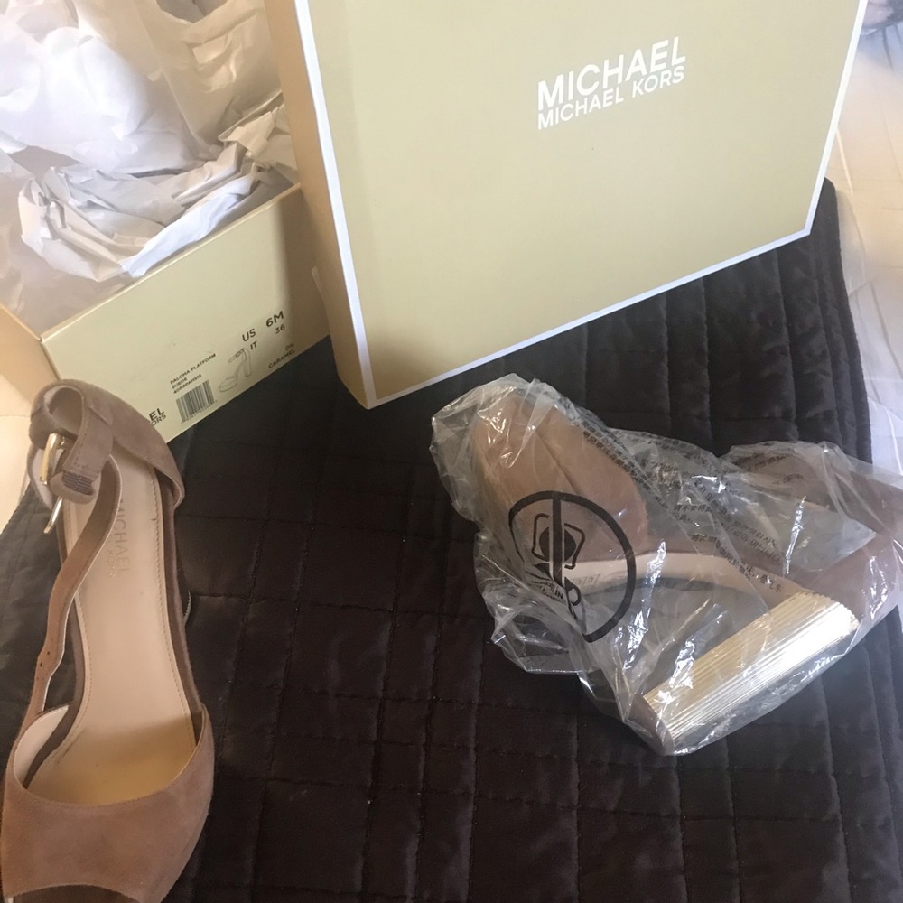 Michael Kors Suede Platform